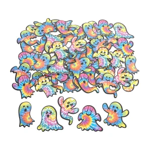Bulk 72 Pc. Tie-Dye Halloween Ghost Self-Adhesive Shapes<Oriental Trading Flash Sale