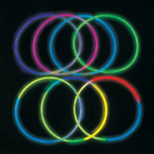 Oriental Trading Glow Assortments*Bulk 100 Pc. Tri-Color & Solid Glow Necklace Assortment