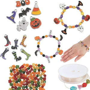 Bulk 249 Pc. Ultimate Halloween Charm Bracelet Craft Kit Supplies<Oriental Trading Cheap