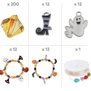 Bulk 249 Pc. Ultimate Halloween Charm Bracelet Craft Kit Supplies<Oriental Trading Cheap