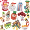 Bulk 132 Pc. Ultimate Holiday Craft Kit Assortment - Makes 132<Oriental Trading Outlet