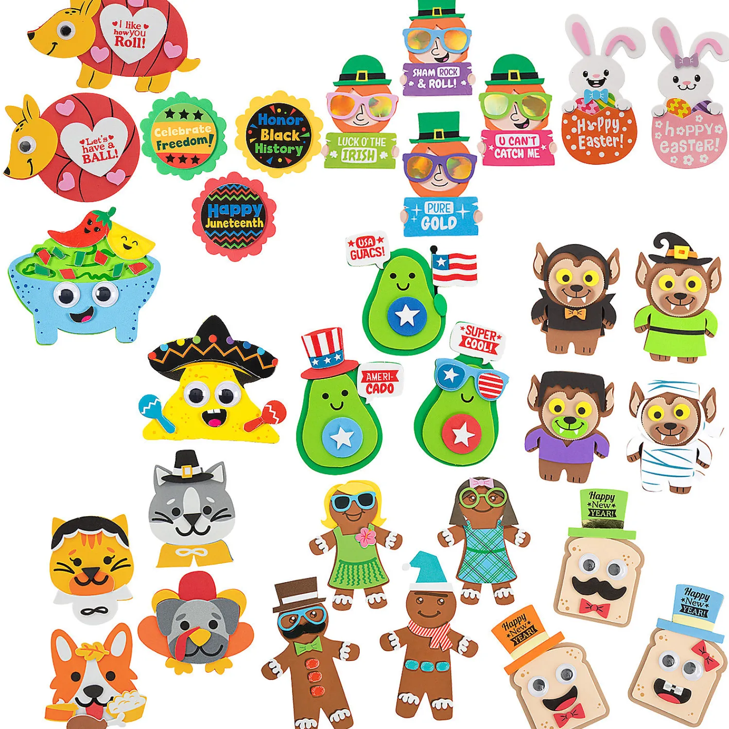 bulk__pc_ultimate_holiday_0.webp Bulk 120 Pc. Ultimate Holiday Magnet Craft Kit Assortment – Makes 120<Oriental Trading Outlet