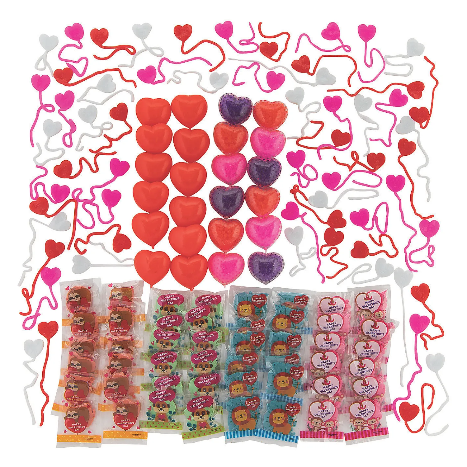 bulk__pc_valentine_sticky_0.webp Oriental Trading Putty & Squishy Toys*Bulk 144 Pc. Valentine Sticky Toy Assortment