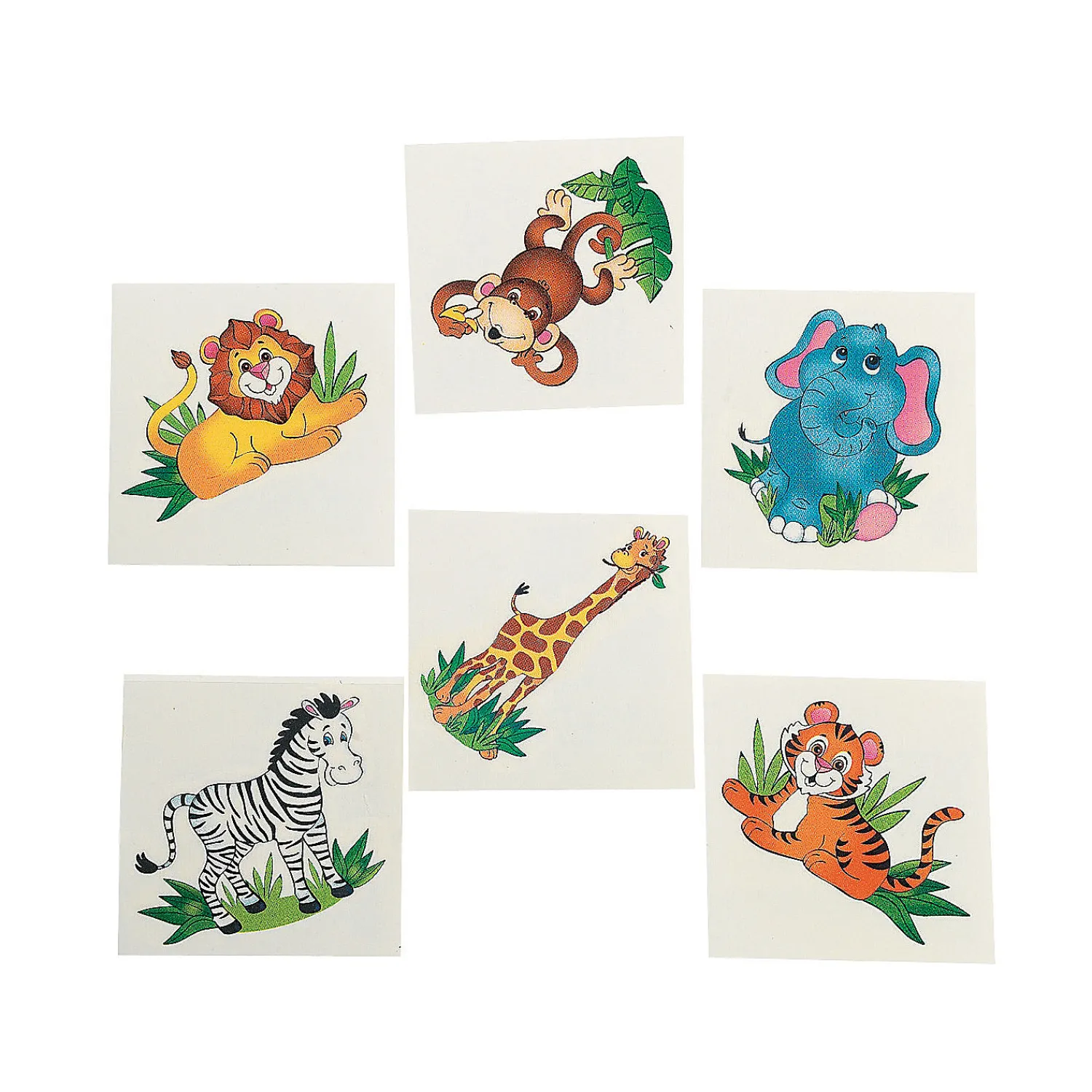 bulk__pc_zoo_animal_tempo_0.webp Oriental Trading Temporary Tattoos*Bulk 72 Pc. Zoo Animal Temporary Tattoos - 72 Pc.