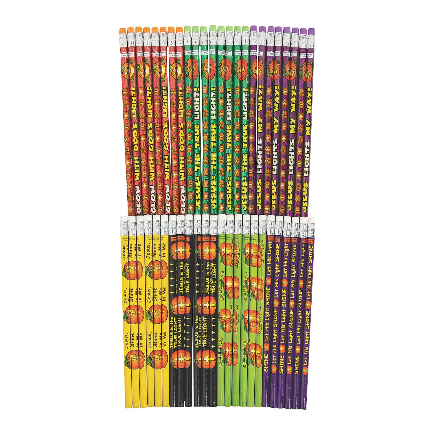 bulk__pcchristian_pumpkin_0-2.webp Oriental Trading Pencils*Bulk 48 Pc.Christian Pumpkin Pencil Assortment