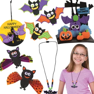 Bulk Basically Halloween Bats Craft Kit Assortment - Makes 60<Oriental Trading Cheap