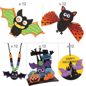 Bulk Basically Halloween Bats Craft Kit Assortment - Makes 60<Oriental Trading Cheap