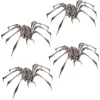 Bulk Giant Skeleton Spider Halloween Decorations - 4 Pc.<Oriental Trading Sale