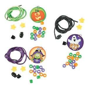Bulk Halloween Beaded Necklace Craft Kit - Makes 50<Oriental Trading Sale