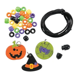 Bulk Halloween Friends Necklace Craft Kit - Makes 50<Oriental Trading New