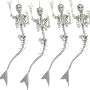 Bulk Life-Size Original Mermaid Skeleton Halloween Decorations - 4 Pc.<Oriental Trading Best Sale