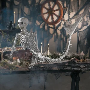 Bulk Life-Size Original Mermaid Skeleton Halloween Decorations - 4 Pc.<Oriental Trading Best Sale