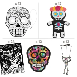 Bulk Makes 60 Day Of The Dead Craft Kit Assortment<Oriental Trading Outlet