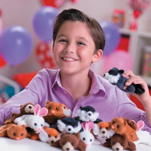 Oriental Trading Stuffed Animals & Plush Toys*Bulk Mini Stuffed Animal Assortment Valentine Exchanges With Card For 50