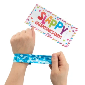 Oriental Trading Bracelets*Bulk Slappy Valentine's Day Slap Bracelets With Card For 48