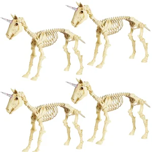 Bulk Unicorn Skeleton Halloween Decorations - 4 Pc.<Oriental Trading Outlet
