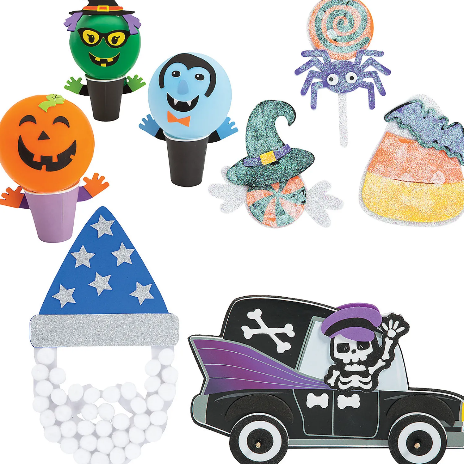 bulk_value_halloween_craf_0-1.webp Bulk Value Halloween Craft Kit Assortment - Makes 48<Oriental Trading Hot