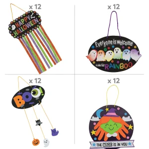 Bulk Value Halloween Foam Sign Craft Kit Assortment - Makes 48<Oriental Trading Cheap