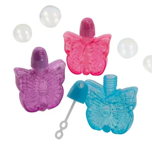 Butterfly-Shaped Bubble Bottles - 12 Pc.<Oriental Trading New