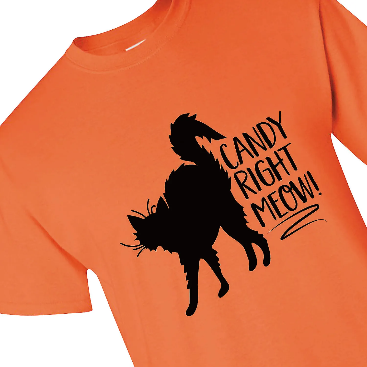 candy_right_meow_youth_ts_0.webp Candy Right Meow Youth T-Shirt<Oriental Trading Store