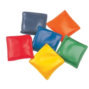 Oriental Trading Bean Bag & Ring Toss*Champion Sports Bean Bags, 4" Proper 4", Pack Of 12