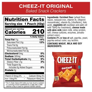 Cheez-It Snack Cracker Variety Pack<Oriental Trading Shop