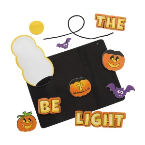 Christian Pumpkin Be The Light Sign Craft Kit - Makes 12<Oriental Trading Fashion