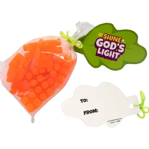 Christian Pumpkin Building Bricks Handout With Card For 12<Oriental Trading Fashion