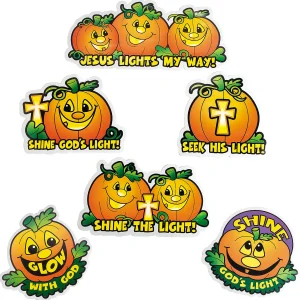 Christian Pumpkin Cutouts - 6 Pc.<Oriental Trading Sale