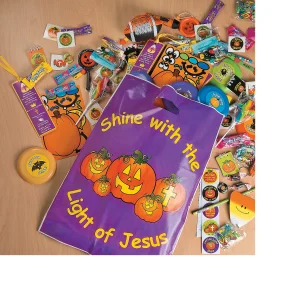 Christian Pumpkin Flashlight Keychains - 12 Pc.<Oriental Trading Discount