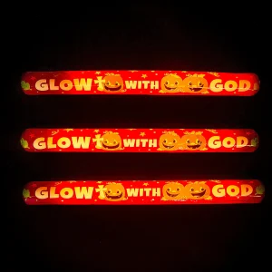 Christian Pumpkin Foam Tubes With Glow Sticks - 6 Pc.<Oriental Trading Sale