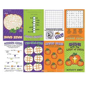 Christian Pumpkin Fold-Up Activity Sheets - 24 Pc.<Oriental Trading Cheap