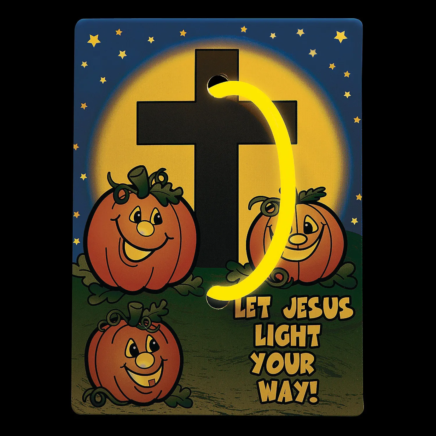 christian_pumpkin_glow_br_0-1.webp Oriental Trading Glow Jewelry*Christian Pumpkin Glow Bracelets With Card - 12 Pc.