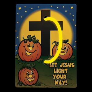 Christian Pumpkin Glow Bracelets With Card - 12 Pc.<Oriental Trading Clearance