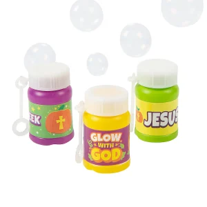 Christian Pumpkin Mini Bubble Bottles - 12 Pc.<Oriental Trading New