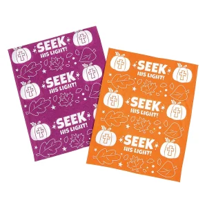 Christian Pumpkin Tube Face Masks - 12 Pc.<Oriental Trading Outlet