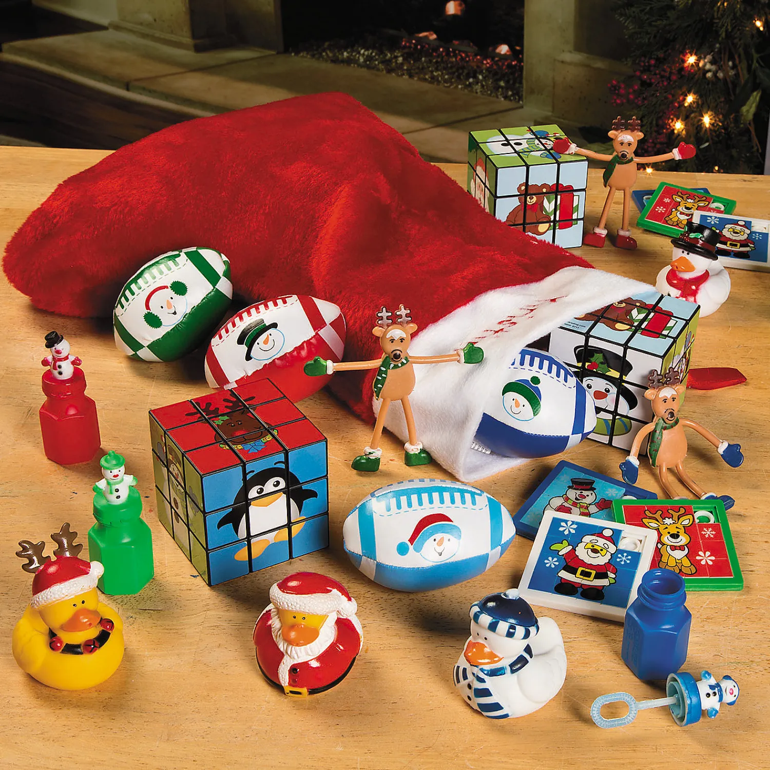 christmas_friends_puzzle__2-1.webp Oriental Trading Fidget Toys & Spinners*Christmas Friends Puzzle Cubes - 12 Pc.