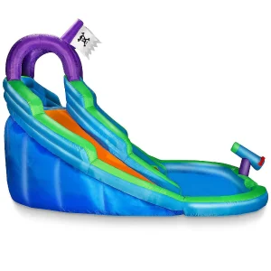 Cloud 9 Bounce House With Climbing Wall, Water Slide And Pool With Blower<Oriental Trading Outlet