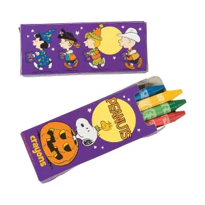 4-Color Peanuts® Halloween Crayons - 24 Boxes<Oriental Trading Fashion