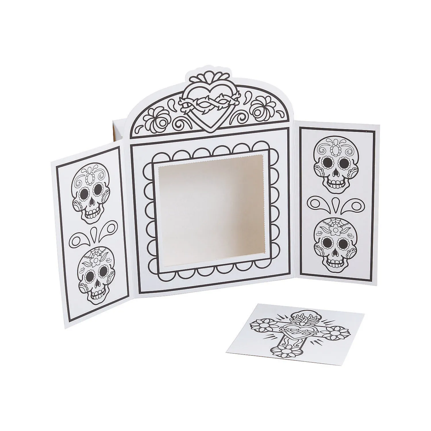 Color Your Own Day Of The Dead Shrines - 6 Pc.<Oriental Trading Cheap