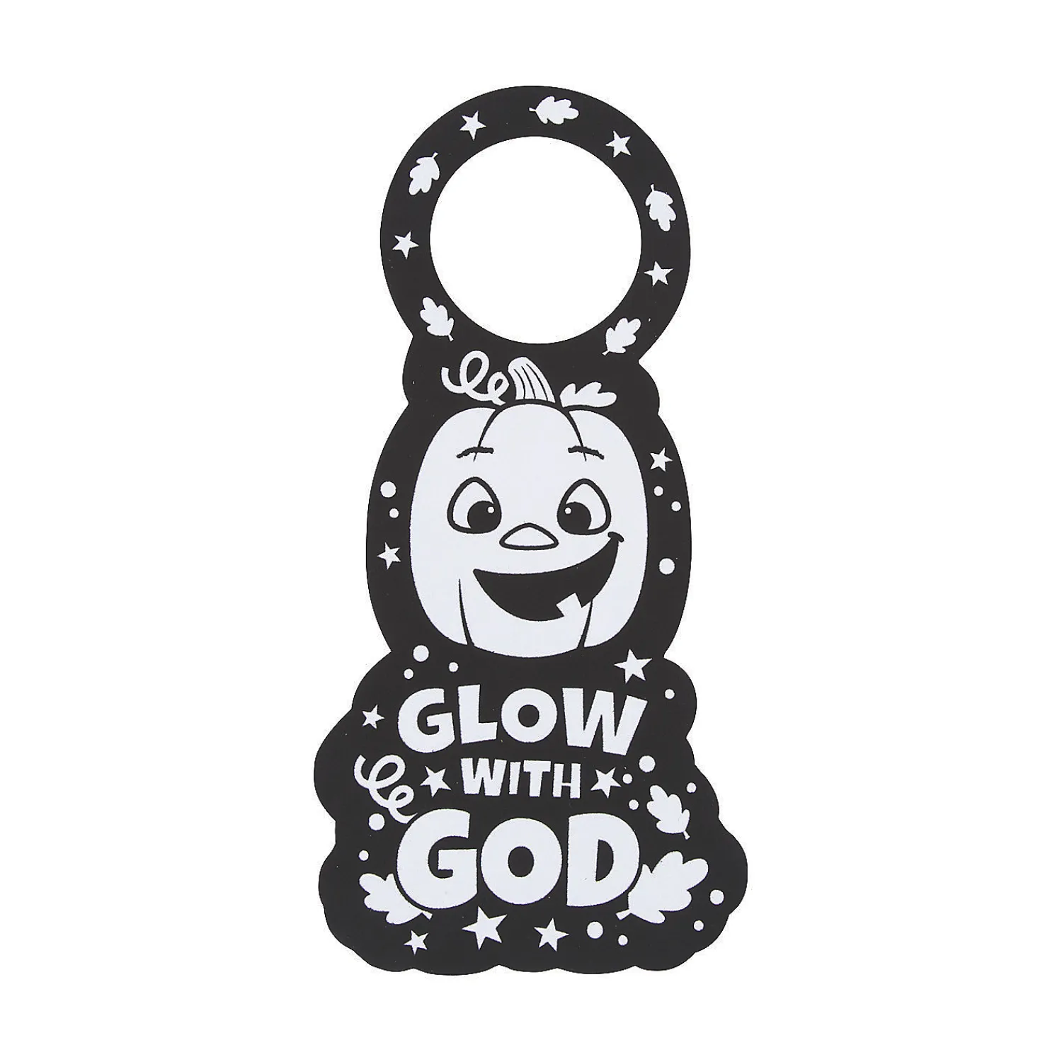 color_your_own_fuzzy_chri_0.webp Color Your Own Fuzzy Christian Pumpkin Doorknob Hangers - 12 Pc.<Oriental Trading Outlet