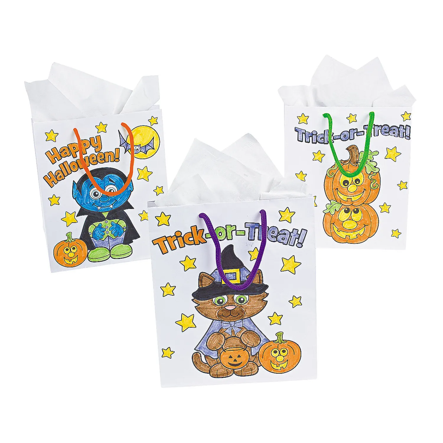 color_your_own_medium_hal_0-1.webp Color Your Own Medium Halloween Gift Bags - 12 Pc.<Oriental Trading Online