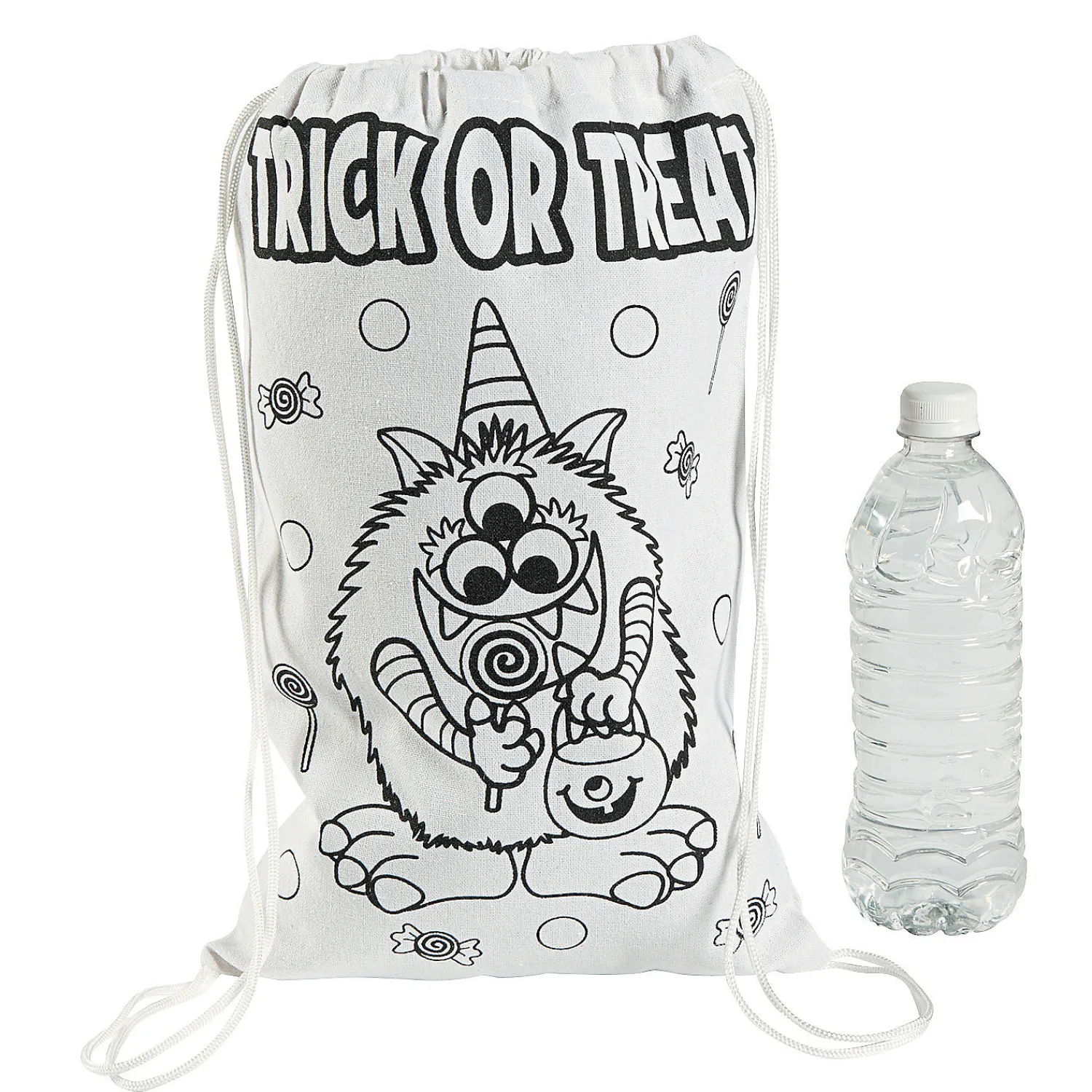 color_your_own_medium_hal_1.webp Color Your Own Medium Halloween Trick-Or-Treat Drawstring Bags - 12 Pc.<Oriental Trading Fashion