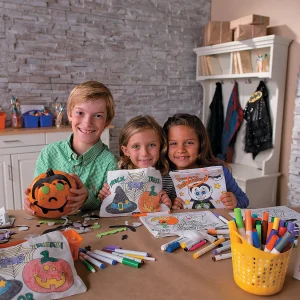 Color Your Own Medium Halloween Gift Bags - 12 Pc.<Oriental Trading Online