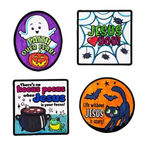 Color Your Own Religious Halloween Fuzzy Magnets - 12 Pc.<Oriental Trading Hot