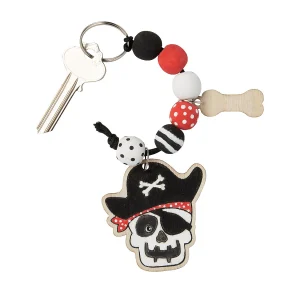 Color Your Own Spooky Pirate Wood Key Chains Craft Kit - Makes 12<Oriental Trading Discount