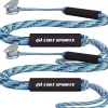 Colt Sports 2 Pack Bungee Dock Lines Mooring Rope For Boats - Blue, White And Black 5 Feet - Marine Rope, Elastic Boat, Jet Ski With Secure Stainless Steel Hook<Oriental Trading Store