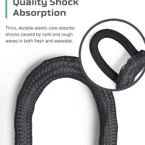 Colt Sports 2 Pack Bungee Dock Lines Mooring Rope For Boats - Blue, White And Black 7 Feet - Marine Rope, Elastic Boat, Jet Ski Secure Stainless Steel Hooks<Oriental Trading Fashion