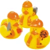 Oriental Trading Rubber Duckies*Construction Rubber Ducks - 12 Pc.