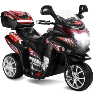 Costway 3 Wheel Kids Ride On Motorcycle 6V Battery Powered Electric Toy Power Bicycle Black<Oriental Trading Fashion